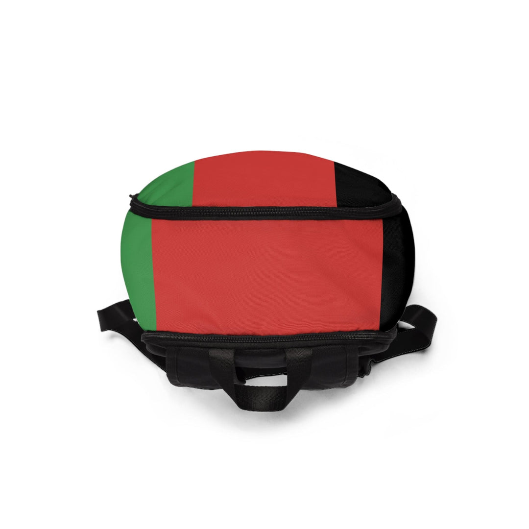 Fashion Backpack Waterproof Black Red Green Stripped - Bags | Backpacks