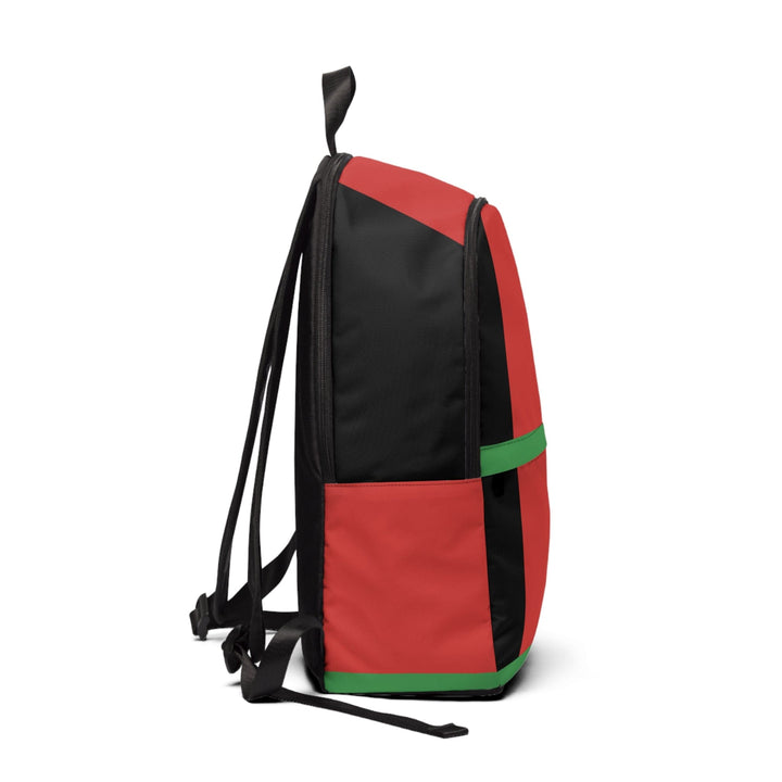 Fashion Backpack Waterproof Black Red Green Stripped - Bags | Backpacks