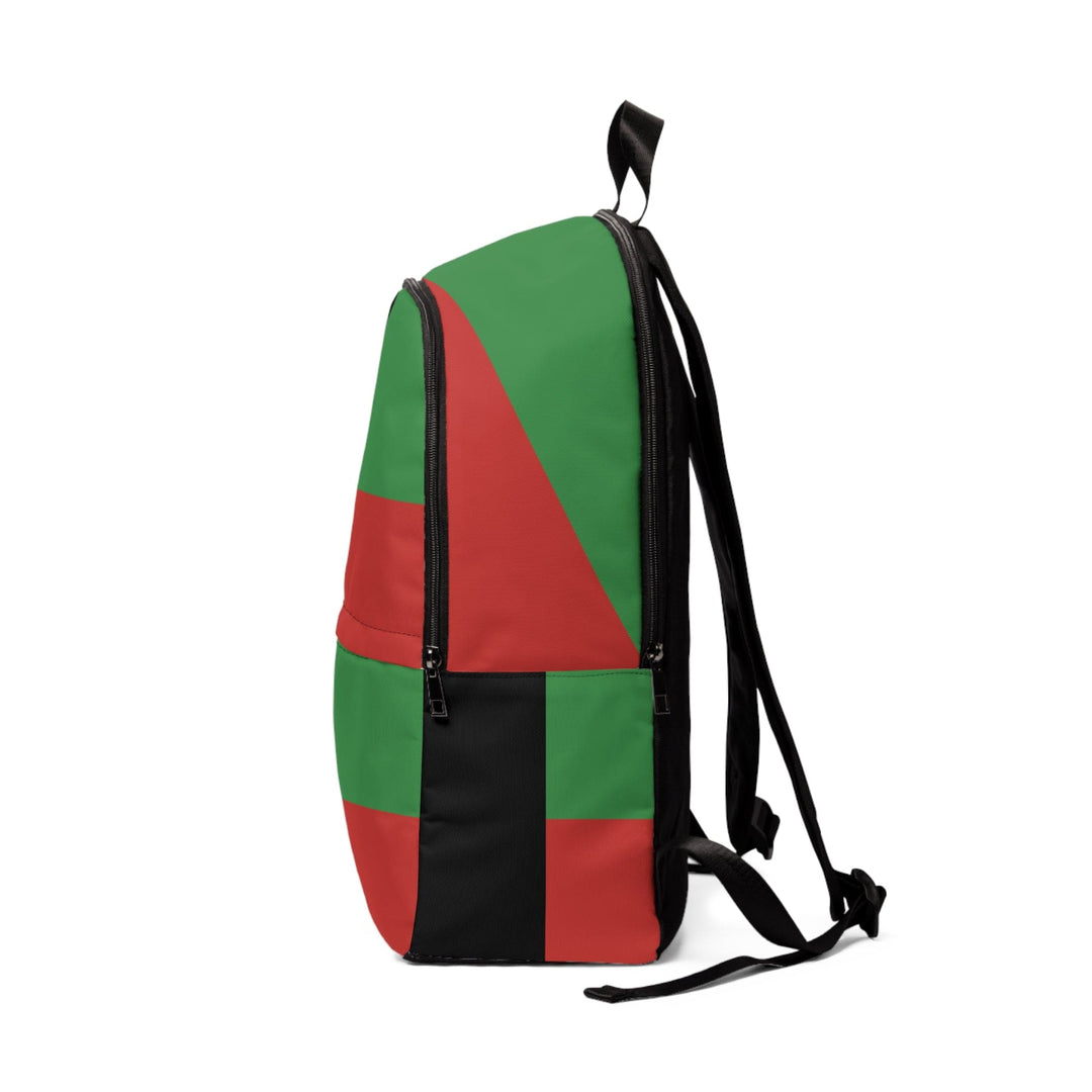 Fashion Backpack Waterproof Black Red Green Stripped - Bags | Backpacks