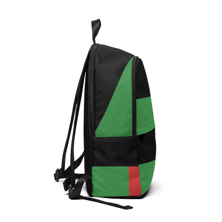 Fashion Backpack Waterproof Black Red Green Stripped - Bags | Backpacks