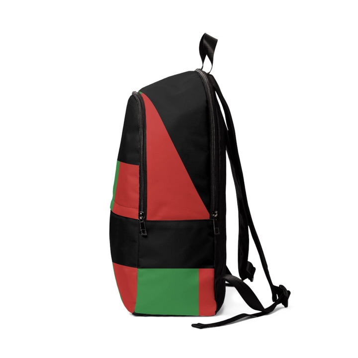 Fashion Backpack Waterproof Black Red Green Stripped - Bags | Backpacks