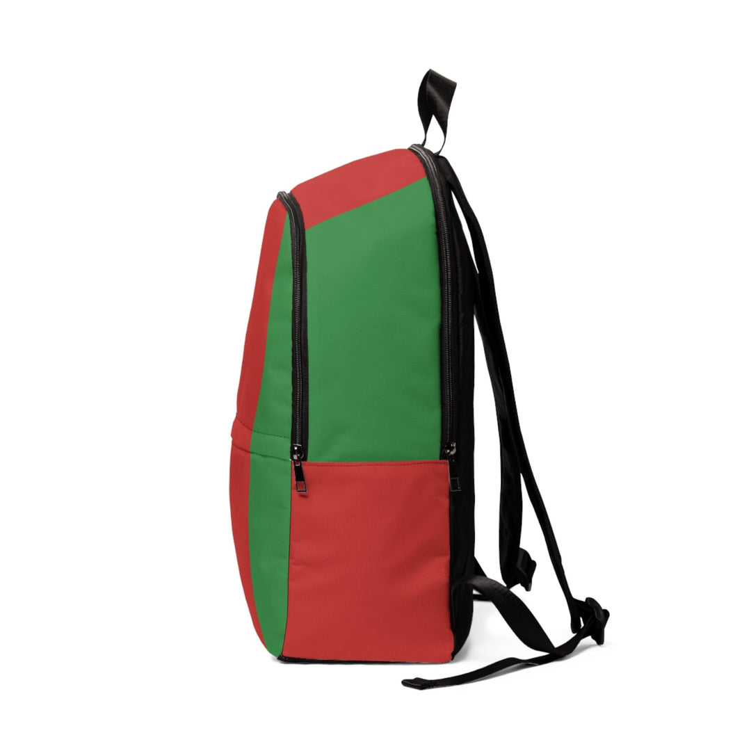 Fashion Backpack Waterproof Black Red Green Stripped - Bags | Backpacks