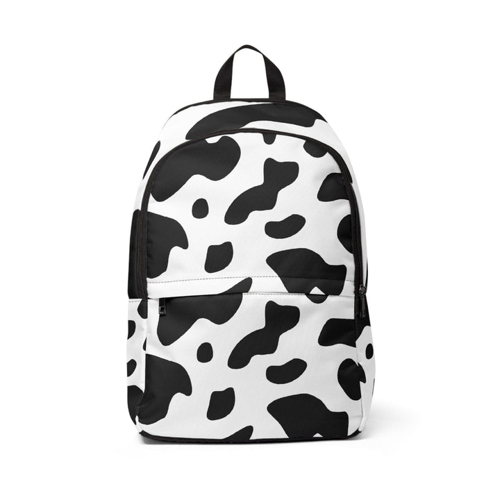 Fashion Backpack Waterproof Black White Cow Print - Bags | Backpacks