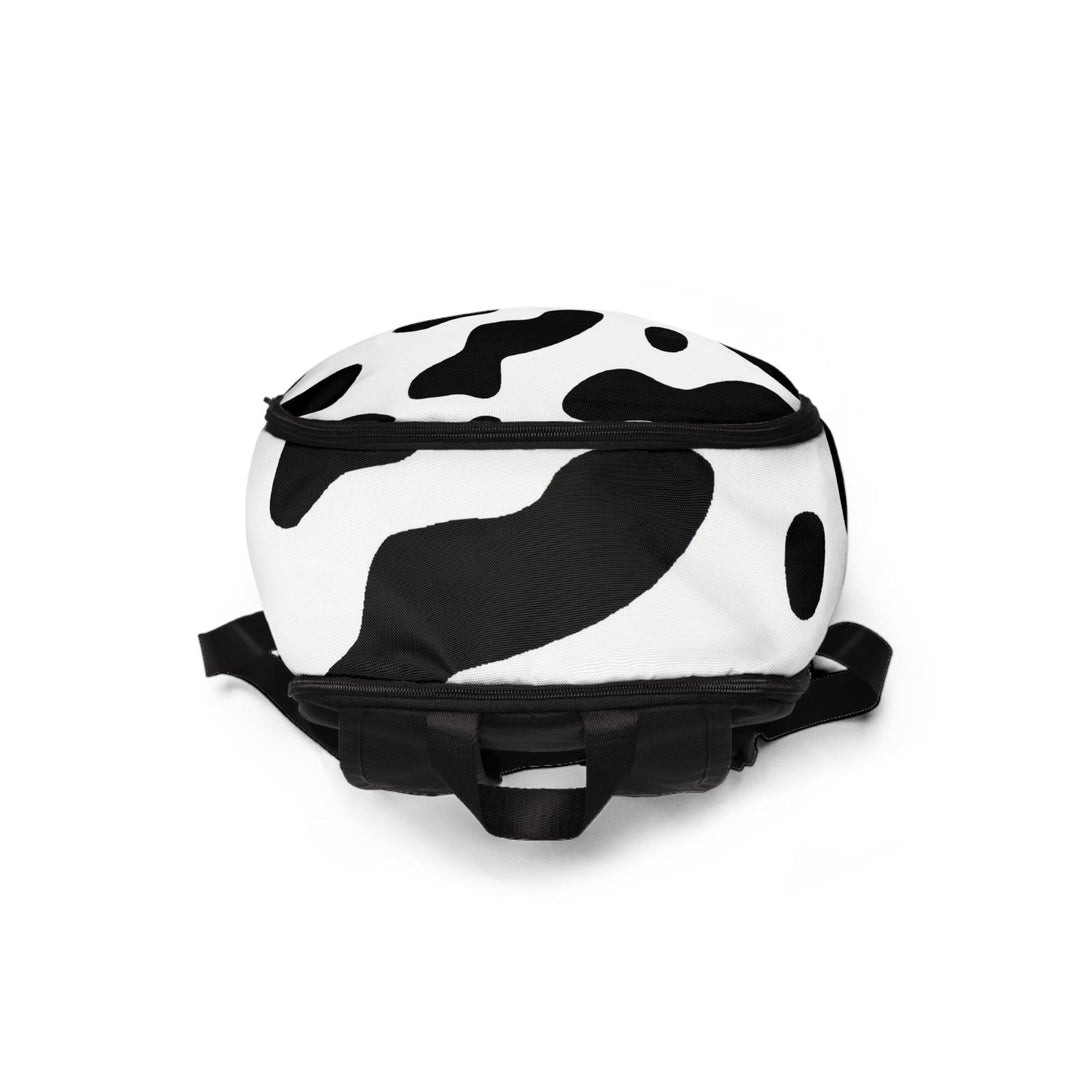 Fashion Backpack Waterproof Black White Cow Print - Bags | Backpacks