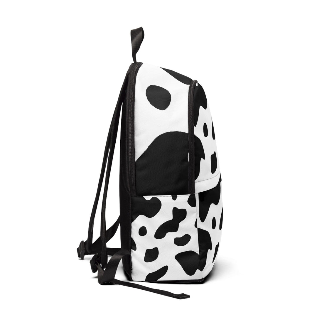 Fashion Backpack Waterproof Black White Cow Print - Bags | Backpacks