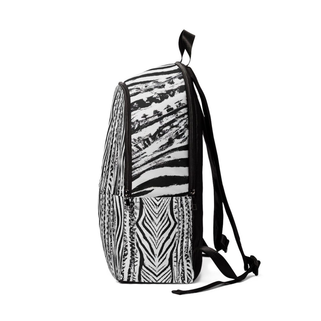 Fashion Backpack Waterproof Black White Native Print - Bags | Backpacks