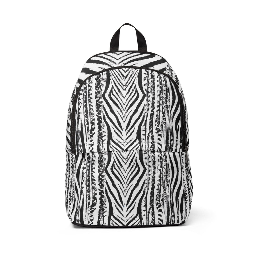 Fashion Backpack Waterproof Black White Native Print - Bags | Backpacks