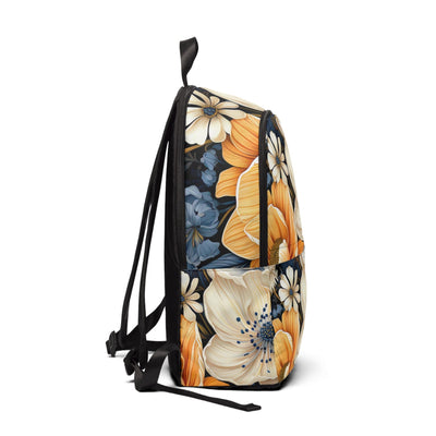 Fashion Backpack Waterproof Blue Floral 70723 - Bags