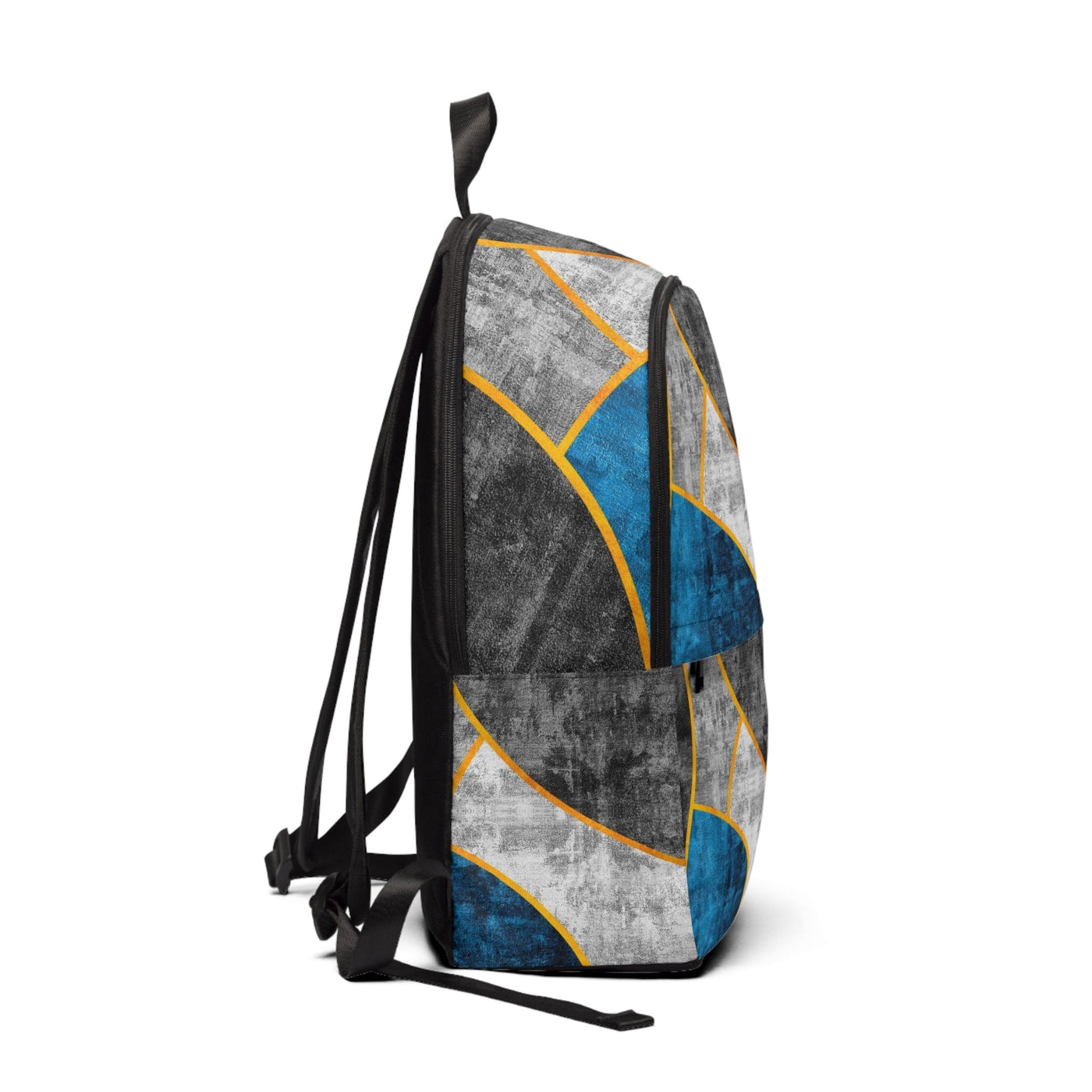 Fashion Backpack Waterproof Blue Grey Design - Bags