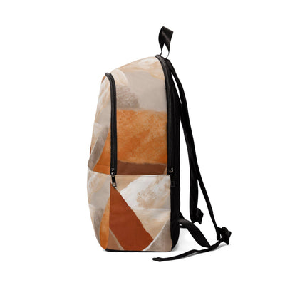Fashion Backpack Waterproof Boho Abstract Vibrant Multicolor Textured Pattern