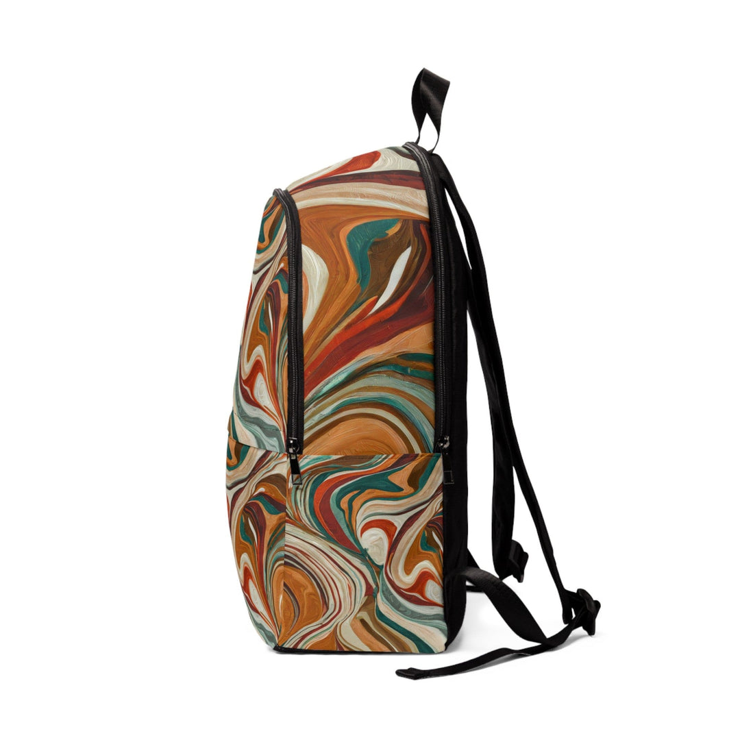 Fashion Backpack Waterproof Boho Brown Marble Print - Bags | Backpacks