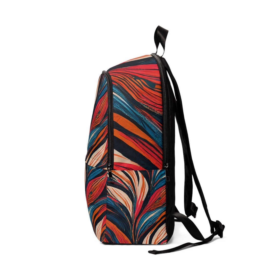 Fashion Backpack Waterproof Boho Multicolor Tropical Print - Bags/Backpacks