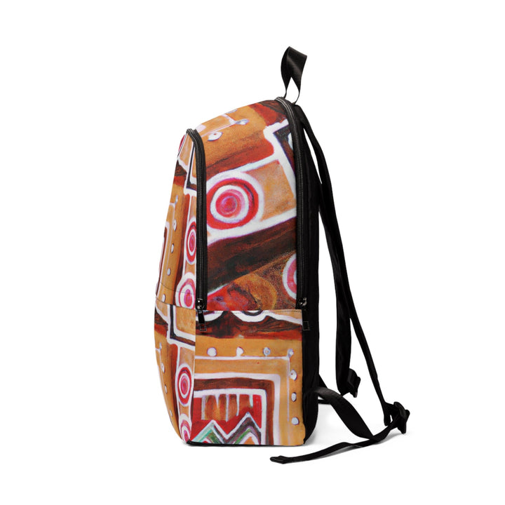 Fashion Backpack Waterproof Brown Orange Green Aztec Pattern - Bags | Backpacks