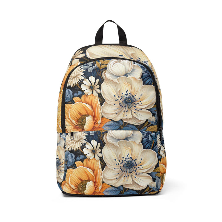 Fashion Backpack Waterproof Floral Blue Print - Bags | Backpacks