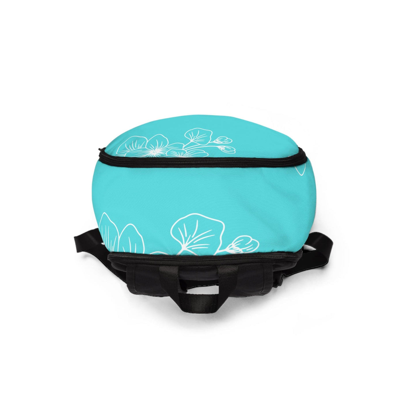 Fashion Backpack Waterproof Floral Cyan Blue 7022523 - Bags