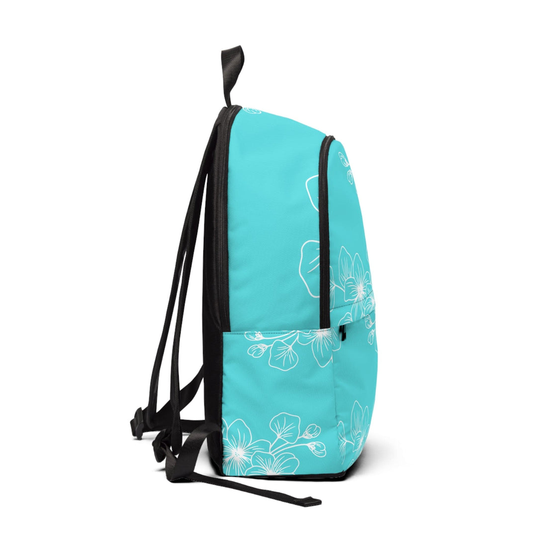 Fashion Backpack Waterproof Floral Cyan Blue 7022523 - Bags | Backpacks