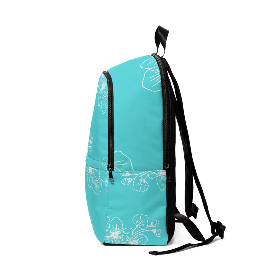 Fashion Backpack Waterproof Floral Cyan Blue 7022523 - Bags | Backpacks