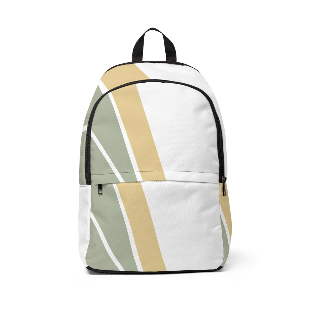 Fashion Backpack Waterproof Green Abstract Geometric Pattern - Bags | Backpacks