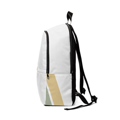 Fashion Backpack Waterproof Green Abstract Geometric Pattern - Bags