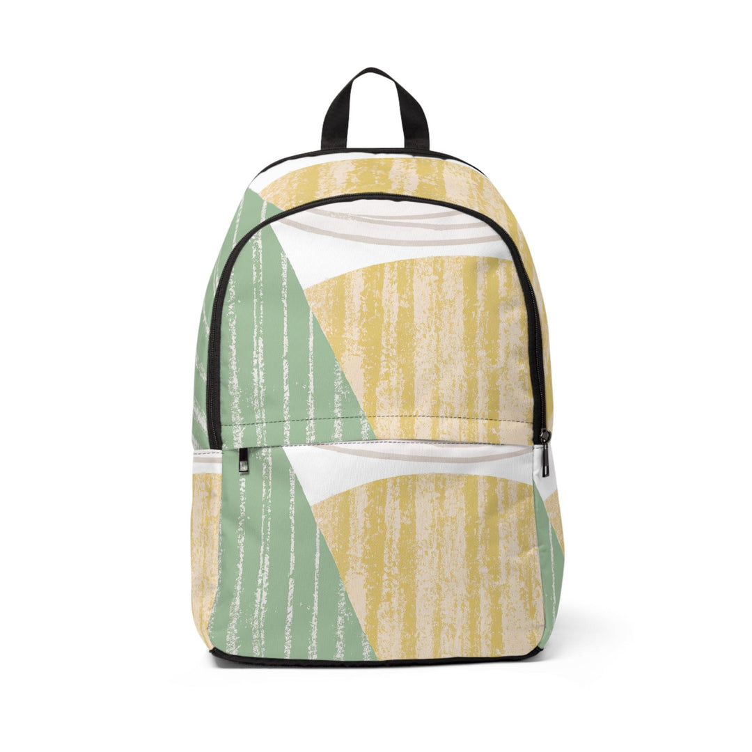 Fashion Backpack Waterproof Green Textured Boho Pattern - Bags | Backpacks