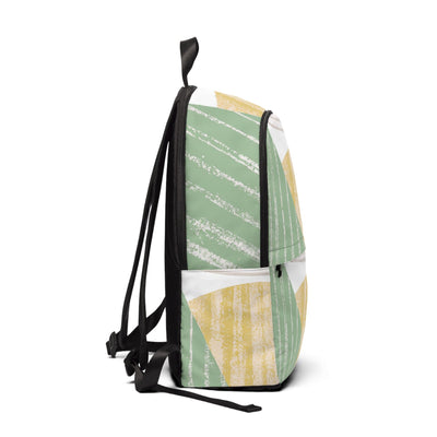 Fashion Backpack Waterproof Green Textured Boho Pattern - Bags