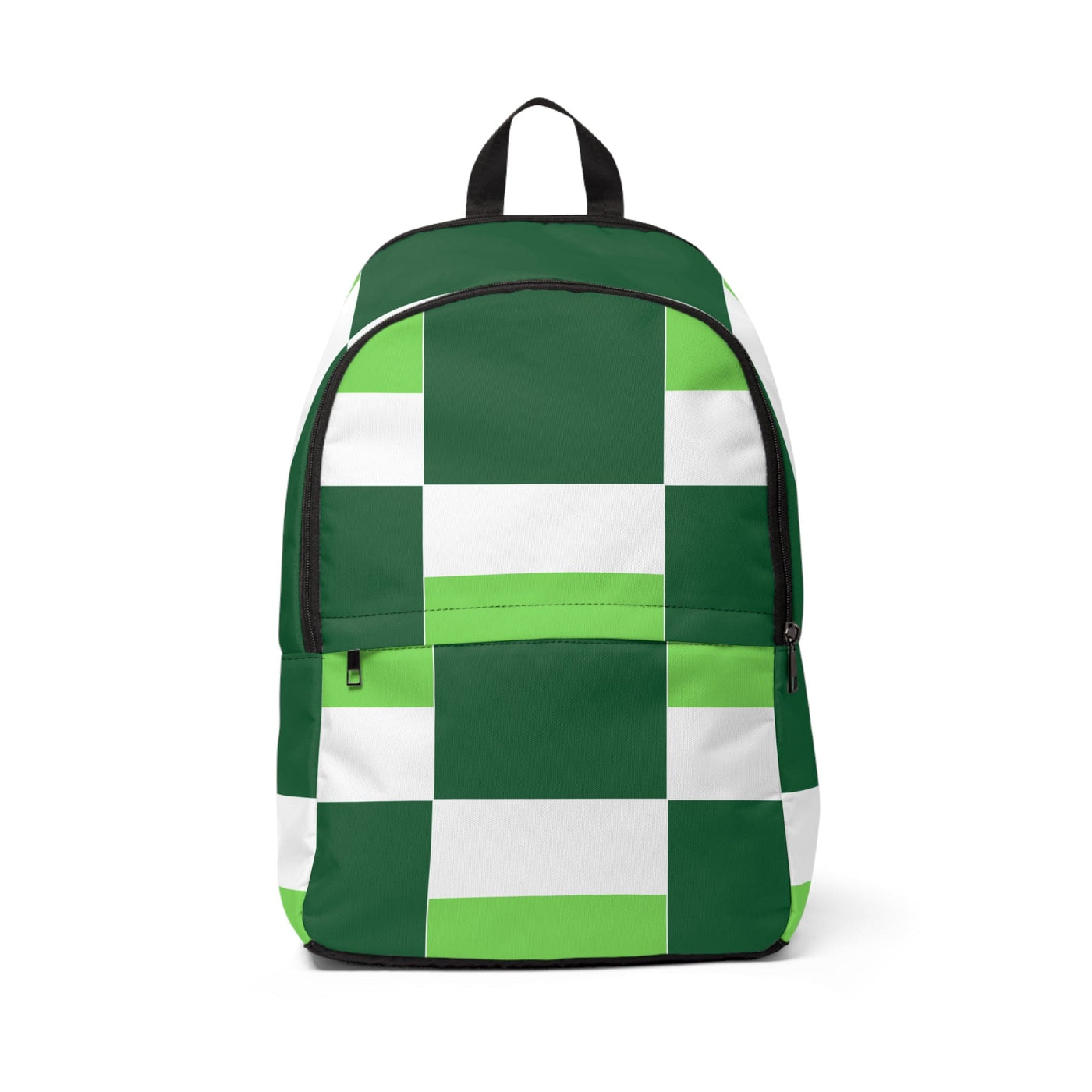 Fashion Backpack Waterproof Lime Forest Irish Green Colorblock - Bags