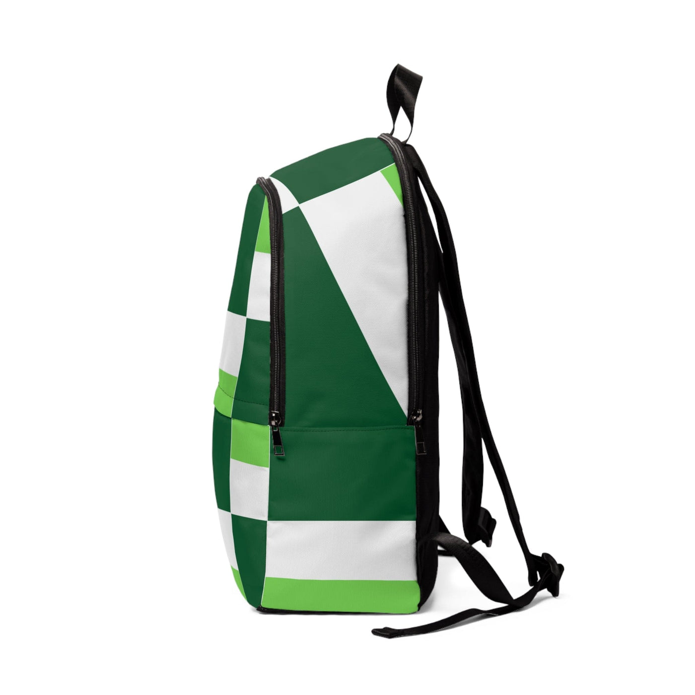 Fashion Backpack Waterproof Lime Forest Irish Green Colorblock - Bags