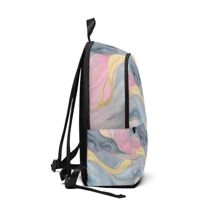 Fashion Backpack Waterproof Marble Cloud of Grey Pink Blue 72067 - Bags