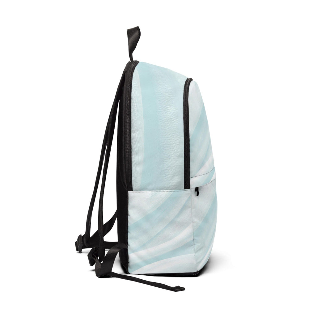 Fashion Backpack Waterproof Pastel Blue Swirl - Bags | Backpacks