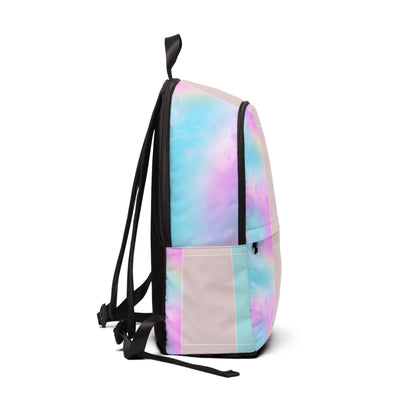Fashion Backpack Waterproof Pastel Colorblock Watercolor Illustration - Bags