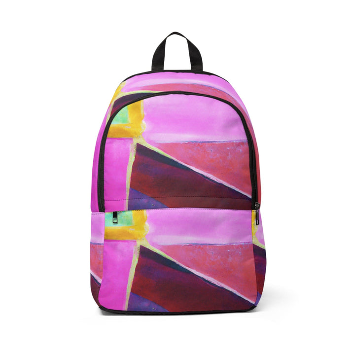 Fashion Backpack Waterproof Pink and Purple Pattern - Bags | Backpacks