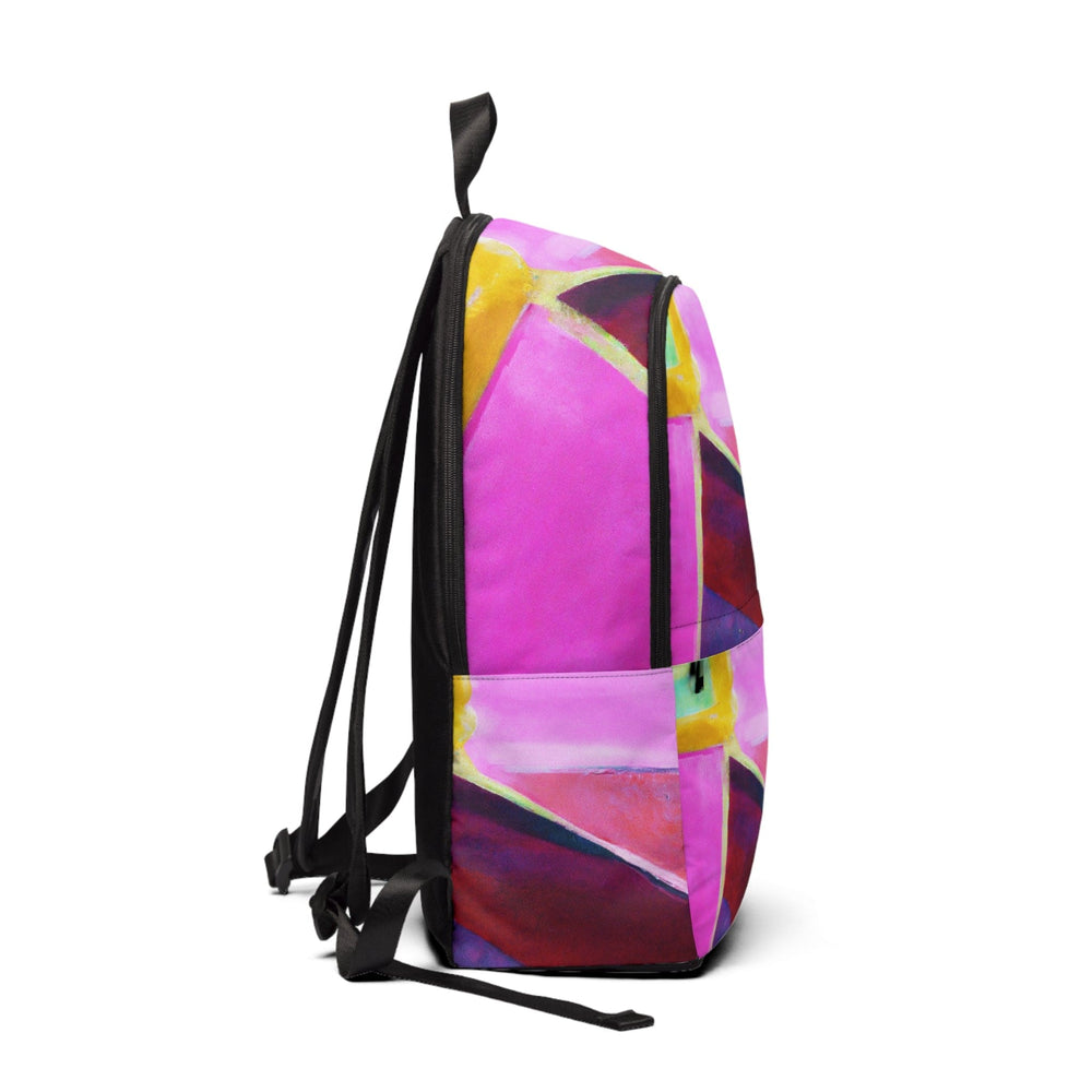 Fashion Backpack Waterproof Pink and Purple Pattern - Bags | Backpacks