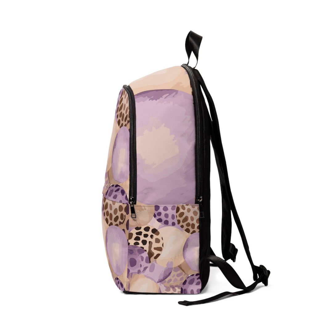 Fashion Backpack Waterproof Purple Lavender Spotted Print - Bags | Backpacks