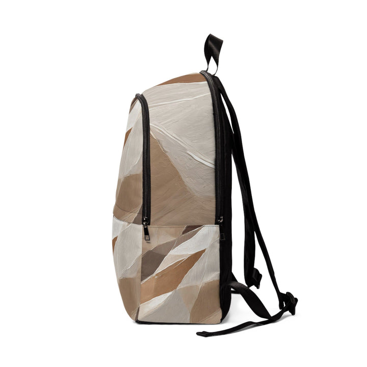 Fashion Backpack Waterproof Rustic Brown Stone Print - Bags | Backpacks