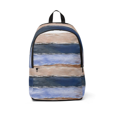 Fashion Backpack Waterproof Rustic Hues Pattern - Bags