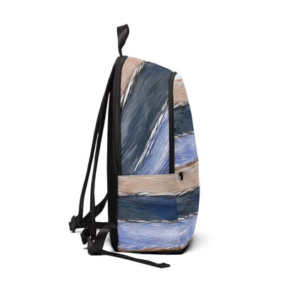 Fashion Backpack Waterproof Rustic Hues Pattern - Bags