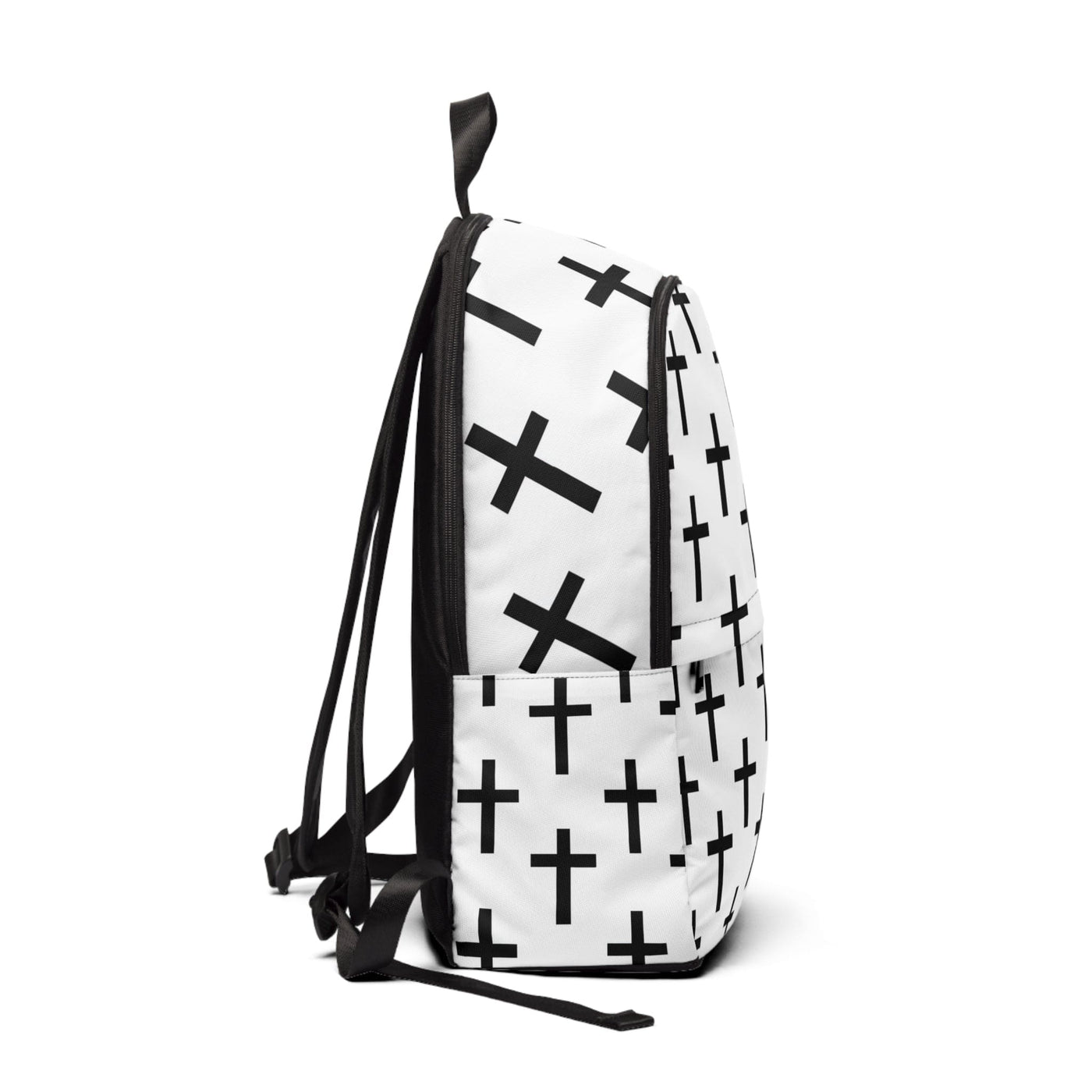 Fashion Backpack Waterproof Seamless Cross Pattern - Bags