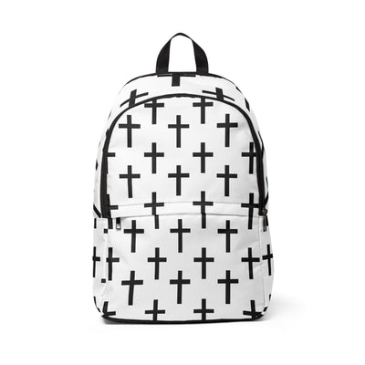 Fashion Backpack Waterproof Seamless Cross Pattern - Bags