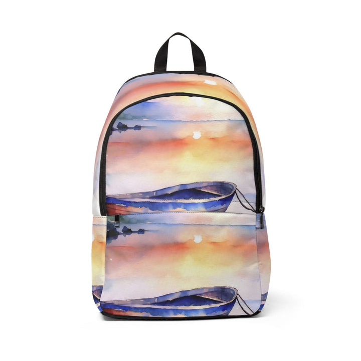 Fashion Backpack Waterproof Sunset by the Sea Print - Bags/Backpacks