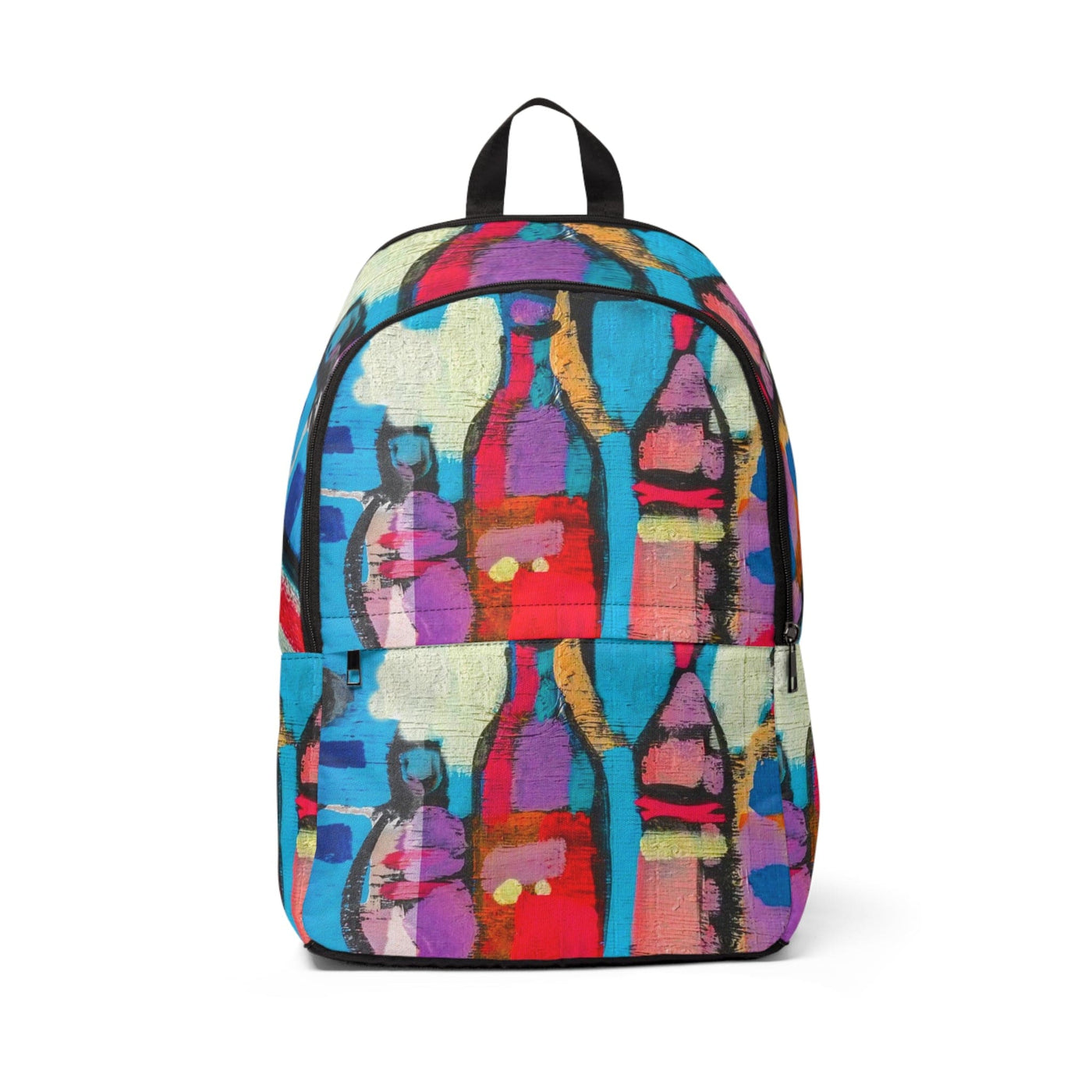 Fashion Backpack Waterproof Sutileza Smooth Colorful Abstract Print - Bags