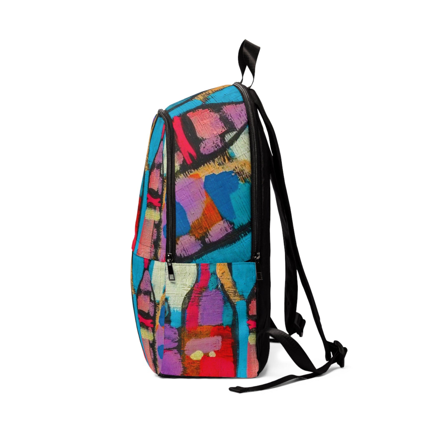 Fashion Backpack Waterproof Sutileza Smooth Colorful Abstract Print - Bags
