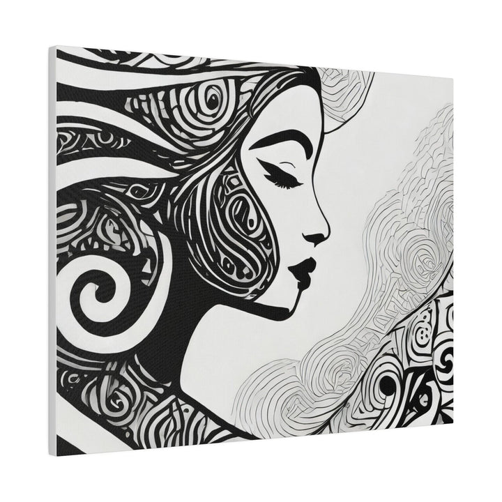 Wall Decor Giclee Fine Art Print - Female Black Line Art Print - Decorative