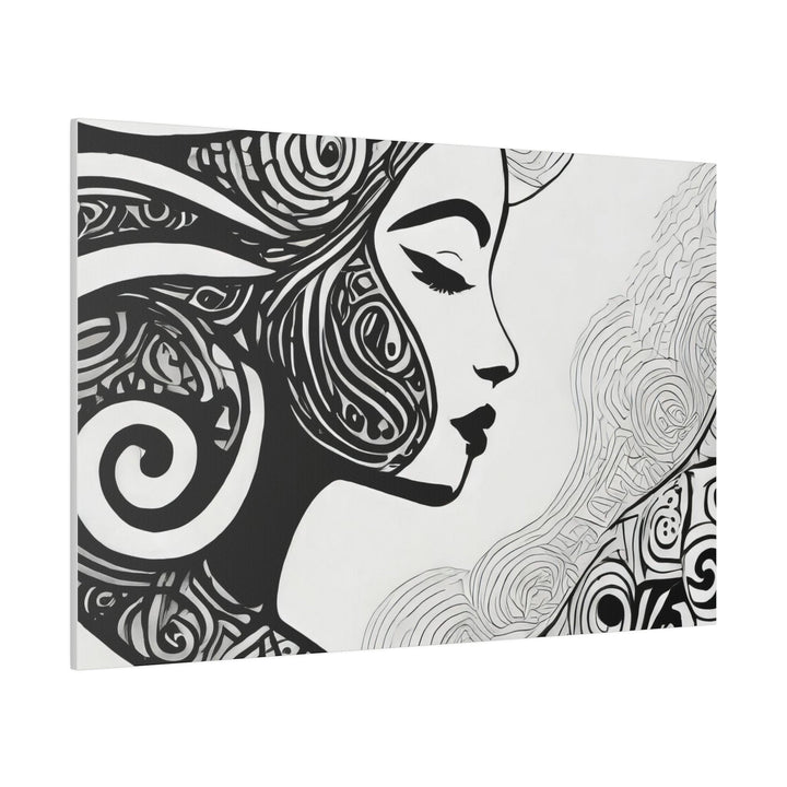 Wall Decor Giclee Fine Art Print - Female Black Line Art Print - Decorative