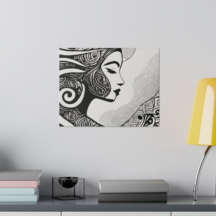 Wall Decor Giclee Fine Art Print - Female Black Line Art Print - Decorative