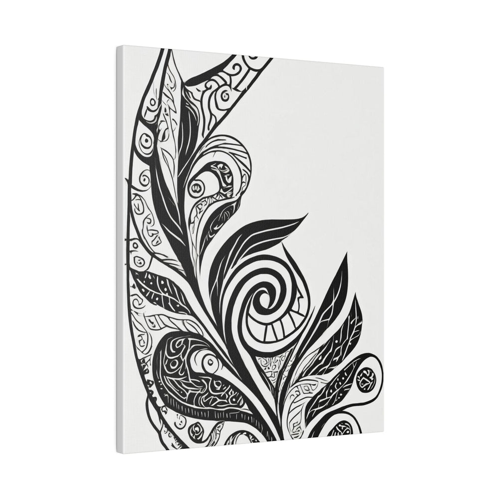 Wall Decor Giclee Fine Art Print - Floral Black Line Art Print - Decorative