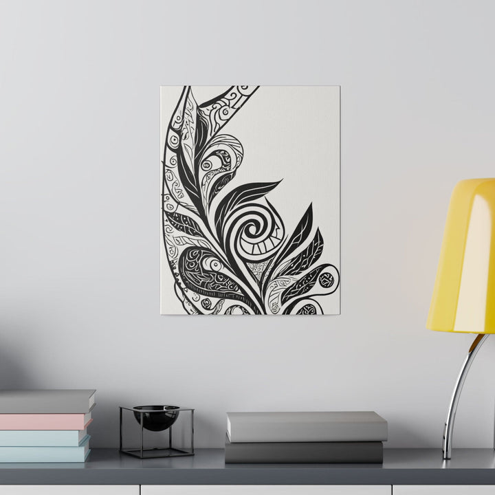 Wall Decor - Giclee Poster Art Print - Floral Black Line Art Print - Decorative