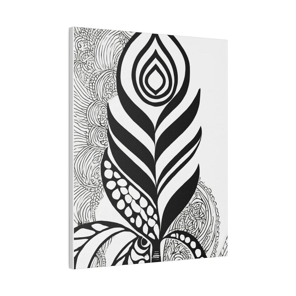 Wall Decor Giclee Fine Art Print - Floral Black Line Art Print - Decorative