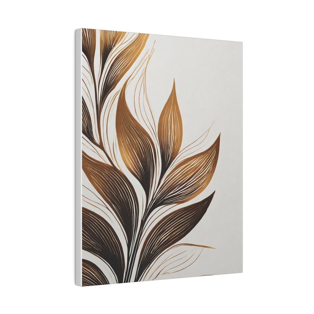 Wall Decor Giclee Fine Art Print - Floral Brown Line Art Print - Decorative