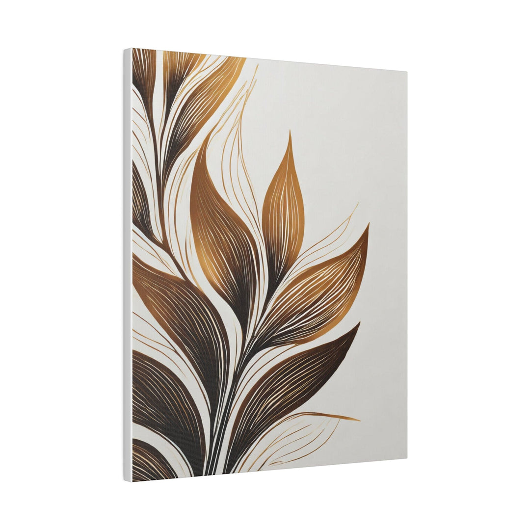 Wall Decor Giclee Fine Art Print - Floral Brown Line Art Print - Decorative