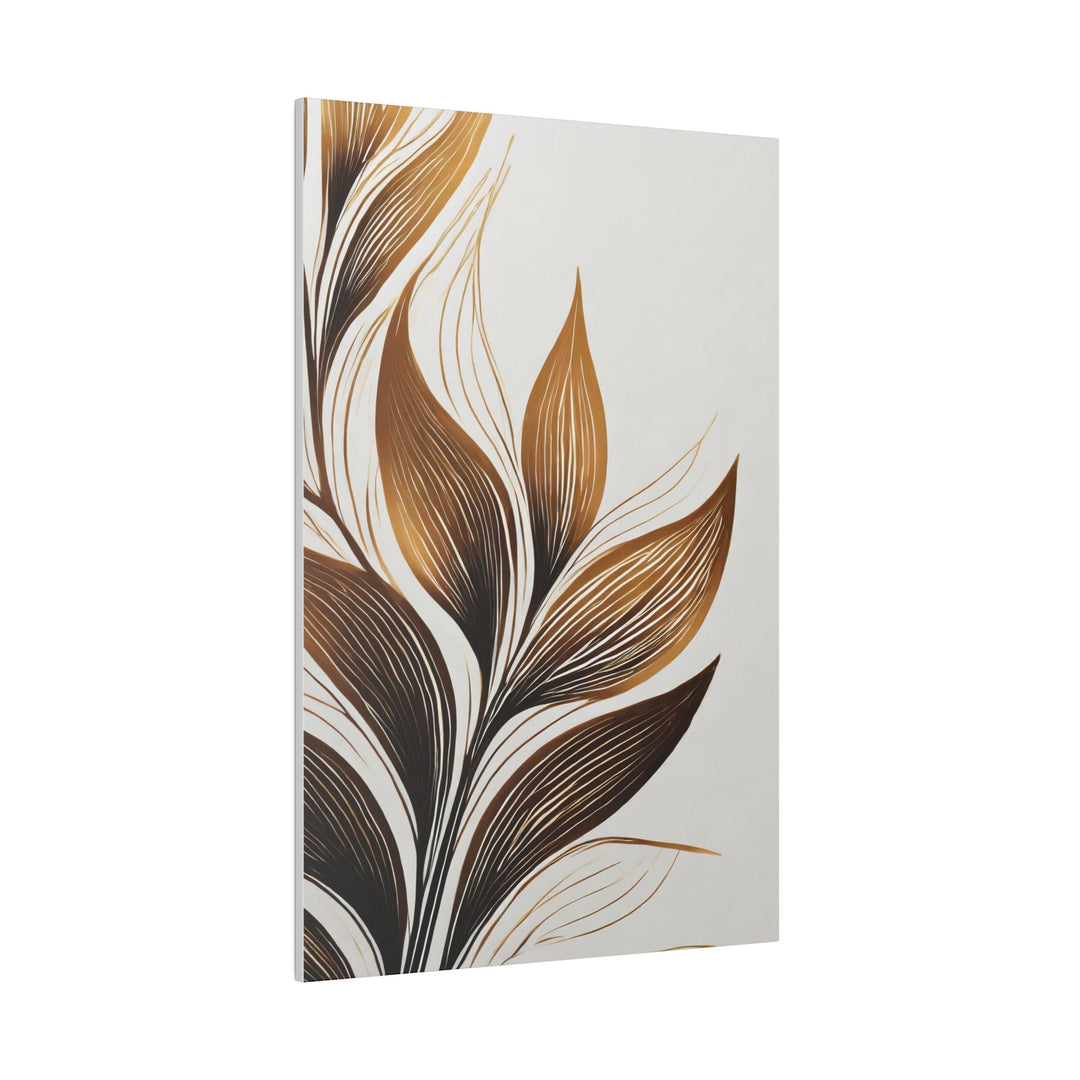 Wall Decor Giclee Fine Art Print - Floral Brown Line Art Print - Decorative